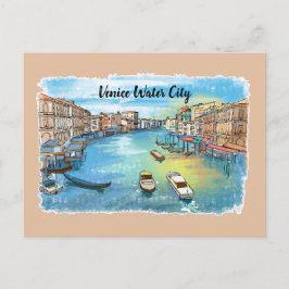 Postal Venecia Ciudad de Agua de Roma