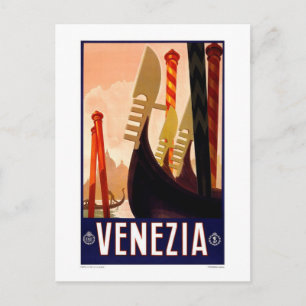 Postal Venecia de postal-veneciana, Italia