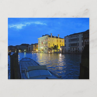 Postal Venecia - Gran Canal de noche
