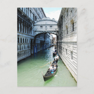 Postal venecia, italia