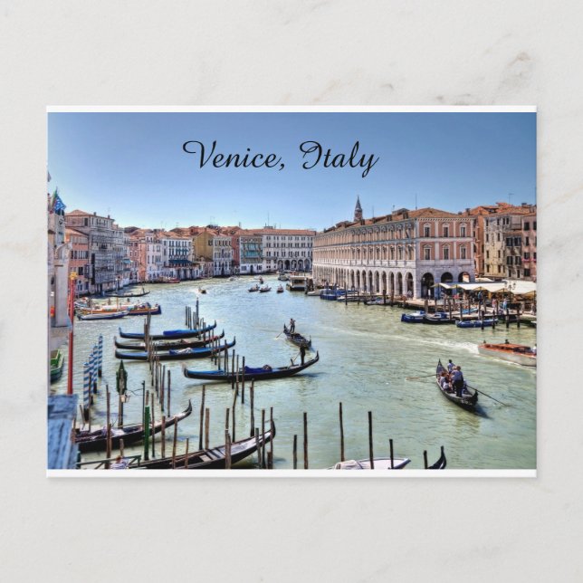 Postal Venecia, Italia (Anverso)