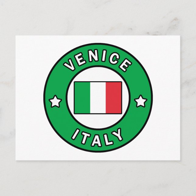 Postal Venecia Italia (Anverso)