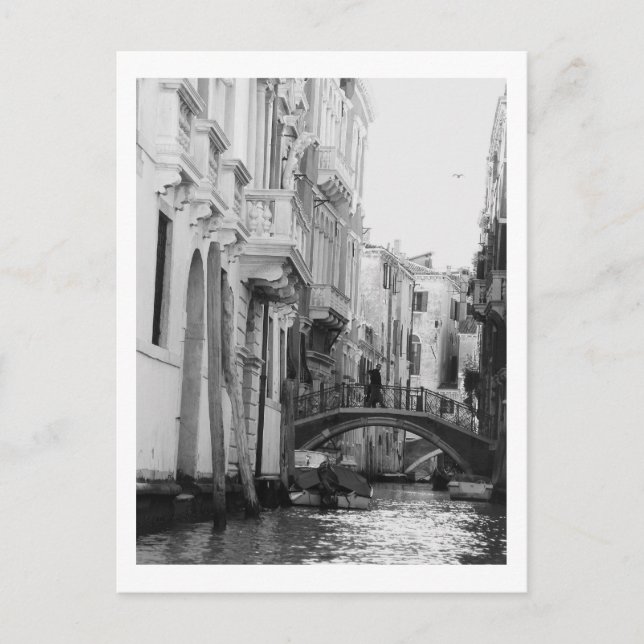 Postal Venecia, Italia (Anverso)