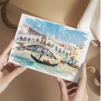 Venecia, Italia - Acuarela