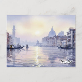 Postal Venecia Italia: Agua de recuerdo para viajes