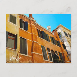 Postal Venecia Italia Casas de arquitectura veneciana