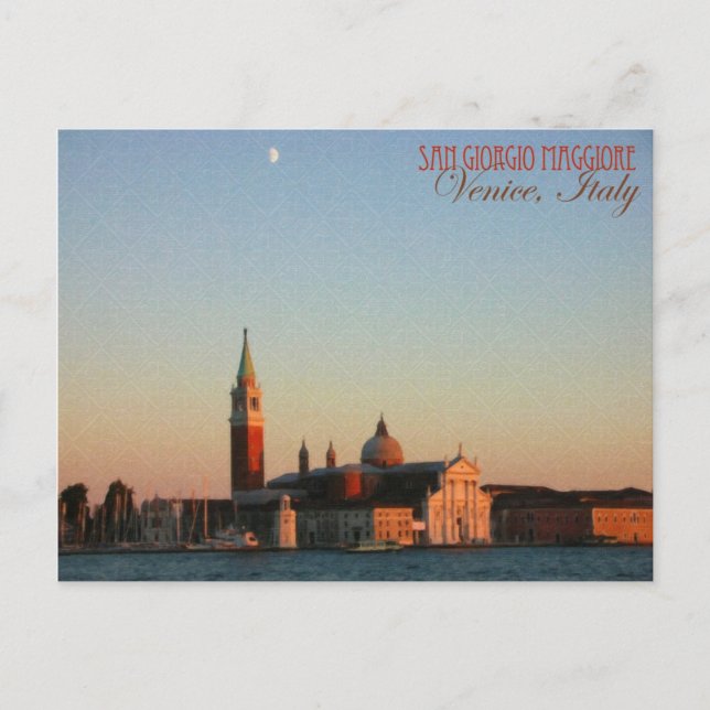 Postal Venecia, Italia: San Giorgio Maggiore - Postcard (Anverso)
