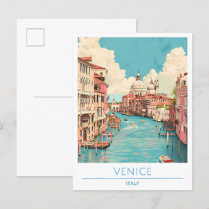 Postal Venecia Italia Viajes de época