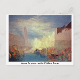 Postal Venecia por Joseph Mallord William Turner
