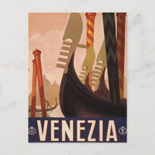 Postal Venecia Venecia Italia Europa Viajes de época