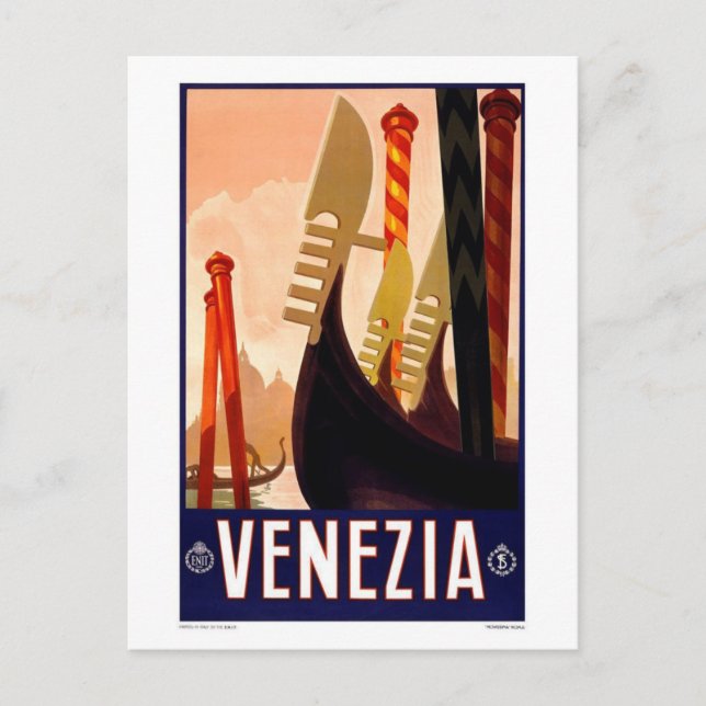 Postal Venecia vintage (Anverso)
