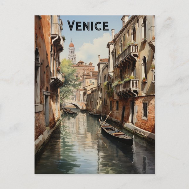 Postal Venecia Vintage (Anverso)