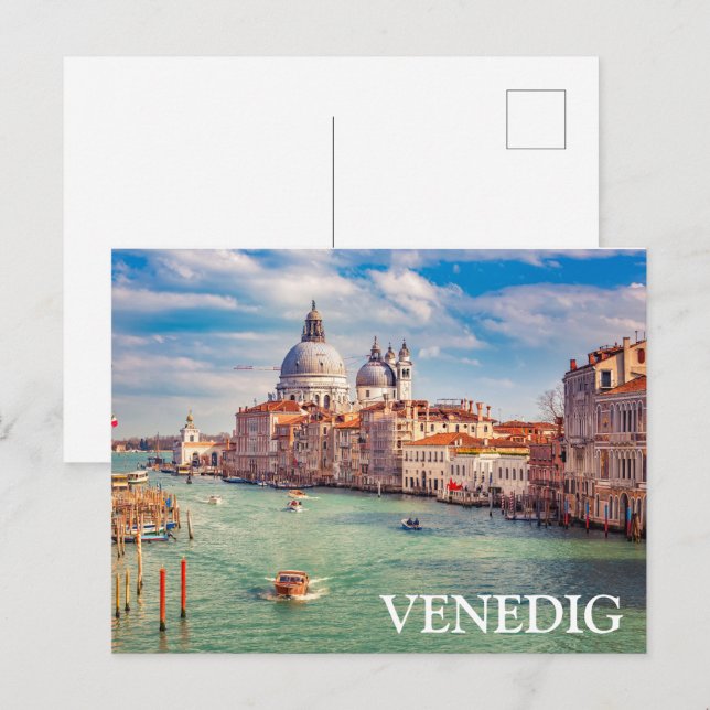 Postal Venedig-Italien-Karte (Anverso / Reverso)