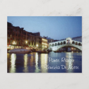 Postal Venezia Di Notte (Venecia de noche)
