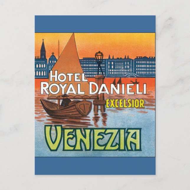 Postal Venezia Hotel Royal Danieli (Anverso)
