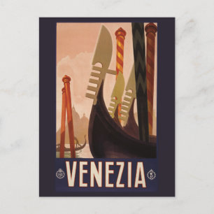 Postal venezolana vintage (Venecia) Italia
