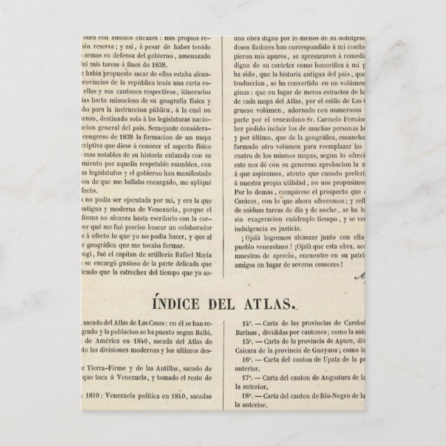 Postal Venezuela (Anverso)