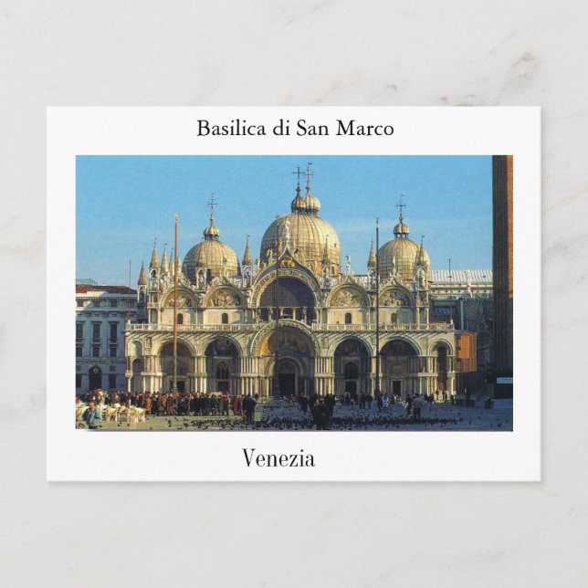 Postal Venezuela, basílica de San Marco (Anverso)