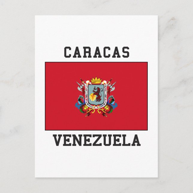 Postal Venezuela de Caracas (Anverso)