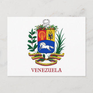 Postal VENEZUELA - emblema/escudo de armas/bandera/símbol