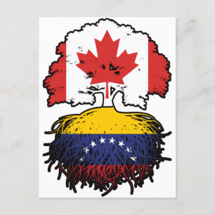 Postal Venezuela: Raíces de árbol canadiense venezolano