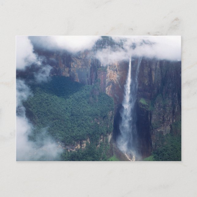 Postal Venezuela, Salto Ángel, Parque Nacional Canaima (Anverso)