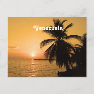 Postal Venezuela Sunset