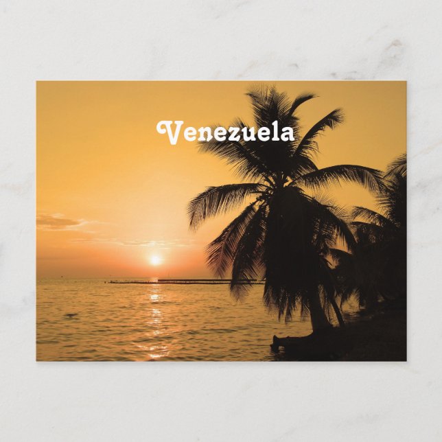 Postal Venezuela Sunset (Anverso)