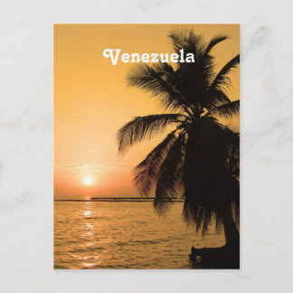 Postal Venezuela Sunset