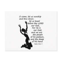 vengan, adoremos y arrodillémonos