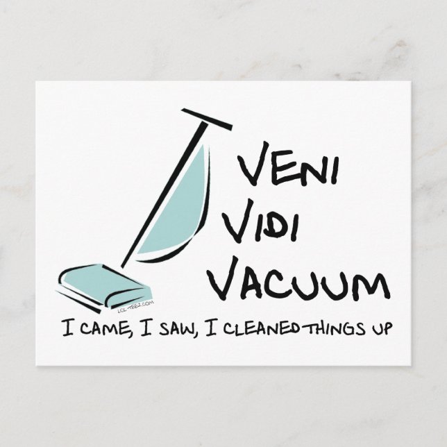 Postal Veni Vidi Vacuum (Anverso)