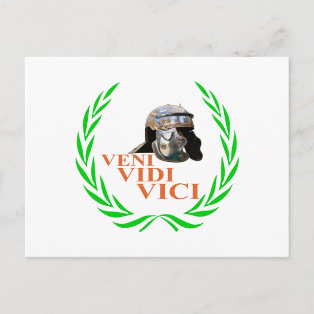 Postal Veni Vidi Vici (Anverso)