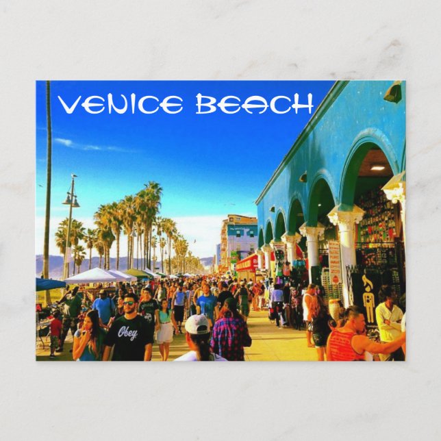 POSTAL VENICE BEACH BOARDWALK (Anverso)