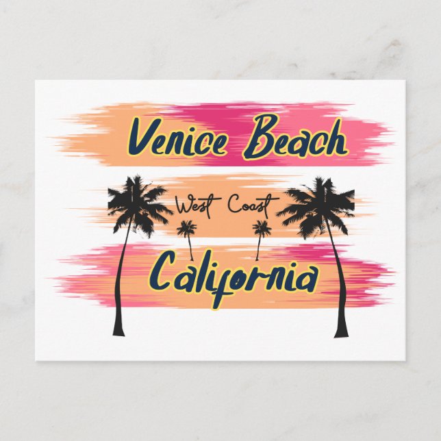 Postal Venice Beach California (Anverso)