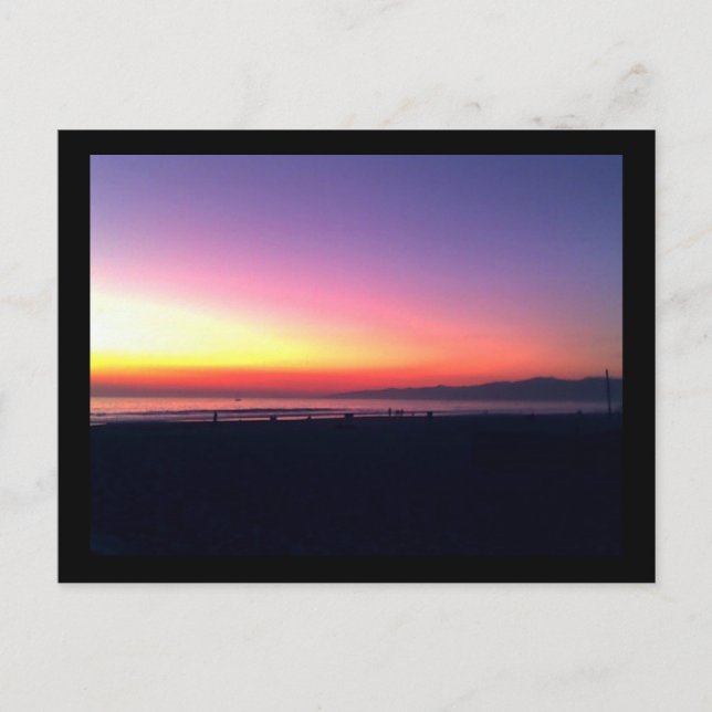 Postal Venice Beach Sunset (Anverso)