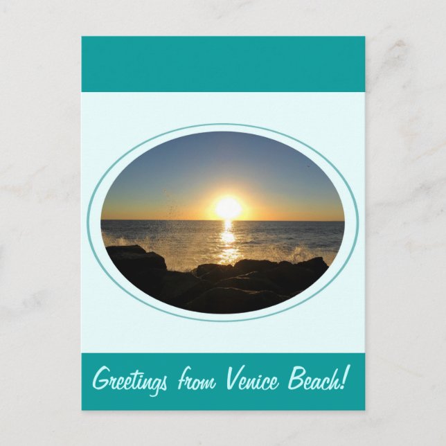 Postal Venice Beach Sunset 2 (Anverso)