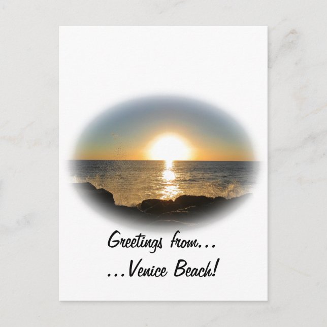 Postal Venice Beach Sunset 2 (Anverso)