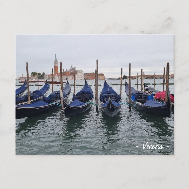 Postal Venice Gondola (Anverso)