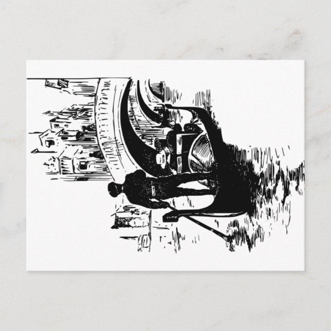 Postal Venice Gondola Personalizado (Anverso)