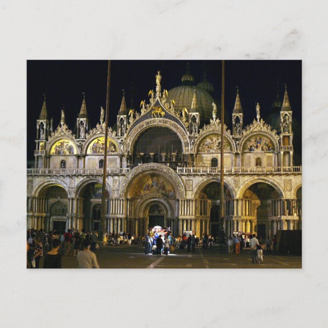 POSTAL VENICE SAN MARCO SQUARE BASILICA (Anverso)