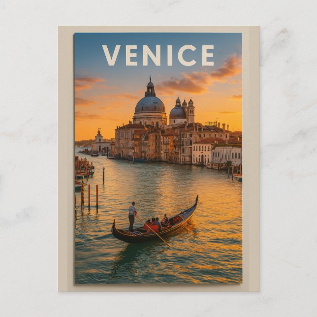 Postal Venice – The Floating City of Dreams (Anverso)