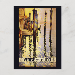 Postal "Venise et le Lido"