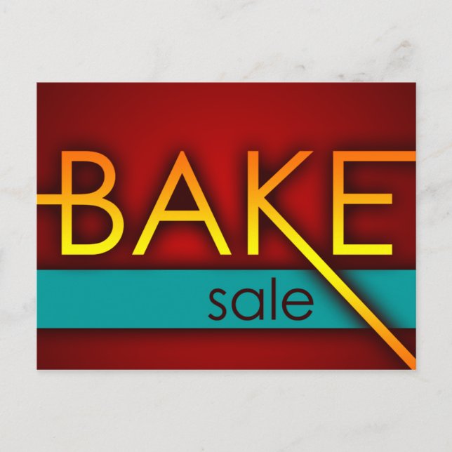 Postal venta de pasteles (tipográfico) (Anverso)