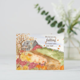 Postal Venta en el hogar inmobiliario Autumn Marketing Ma