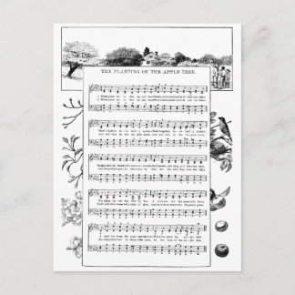 Postal Ventajas de la canción de Apple Trees