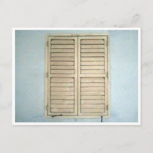 Postal ventana cerrada