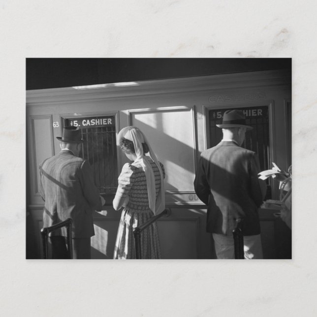 Postal Ventana de $5, Parque Hialeah, 1939 (Anverso)