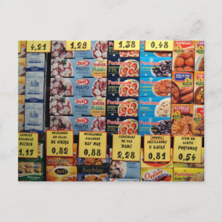 Postal Ventana de compras, Barcelona, España