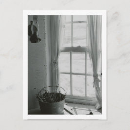 Postal Ventana de invierno apacible