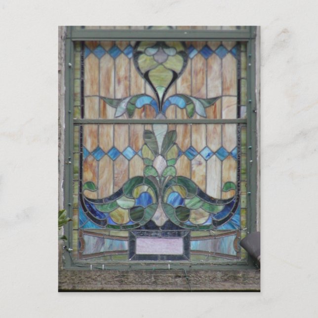 Postal Ventana de la iglesia (Anverso)